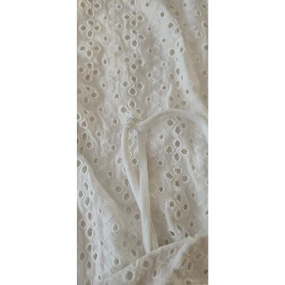 Jonathan Simkhai Eyelet Bustier White Ladies Size Medium Dress - Picture 9 of 11